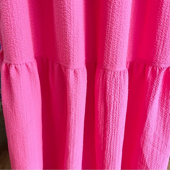 Calvin Klein Vibrant Pink Maxi Dress - Picture 6 of 8